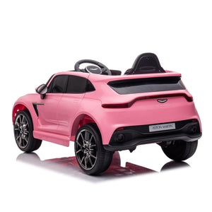 12V Dual-Drive Kids Ride-On Car Remote Control Electric Battery Powered, Music, USB, Pink LamCham