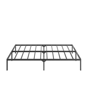 14" Metal Platform Bed Frame, No Box Spring Needed - Twin Size