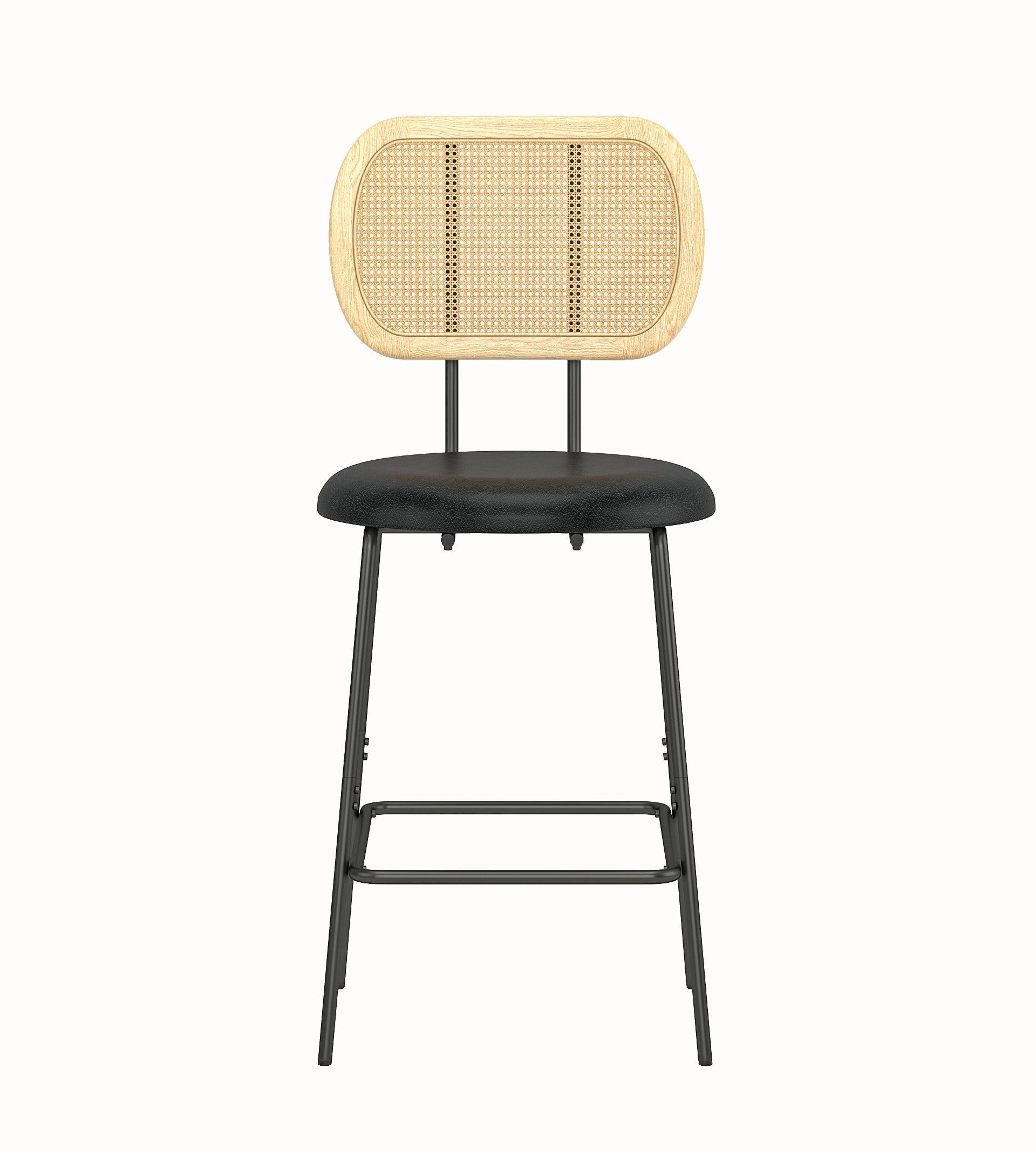 2-Piece Rattan Bar Chair Set LamCham