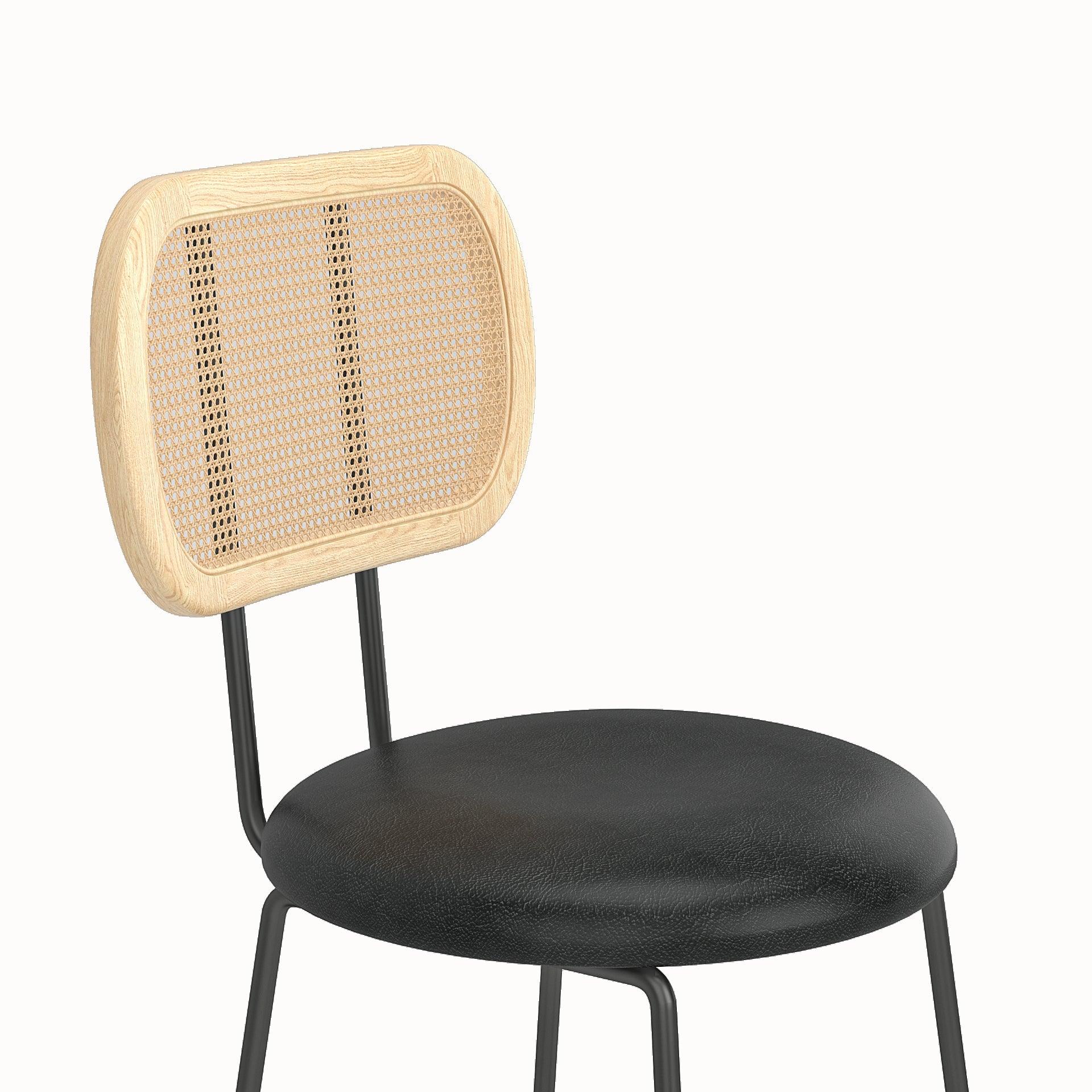 2-Piece Rattan Bar Chair Set LamCham