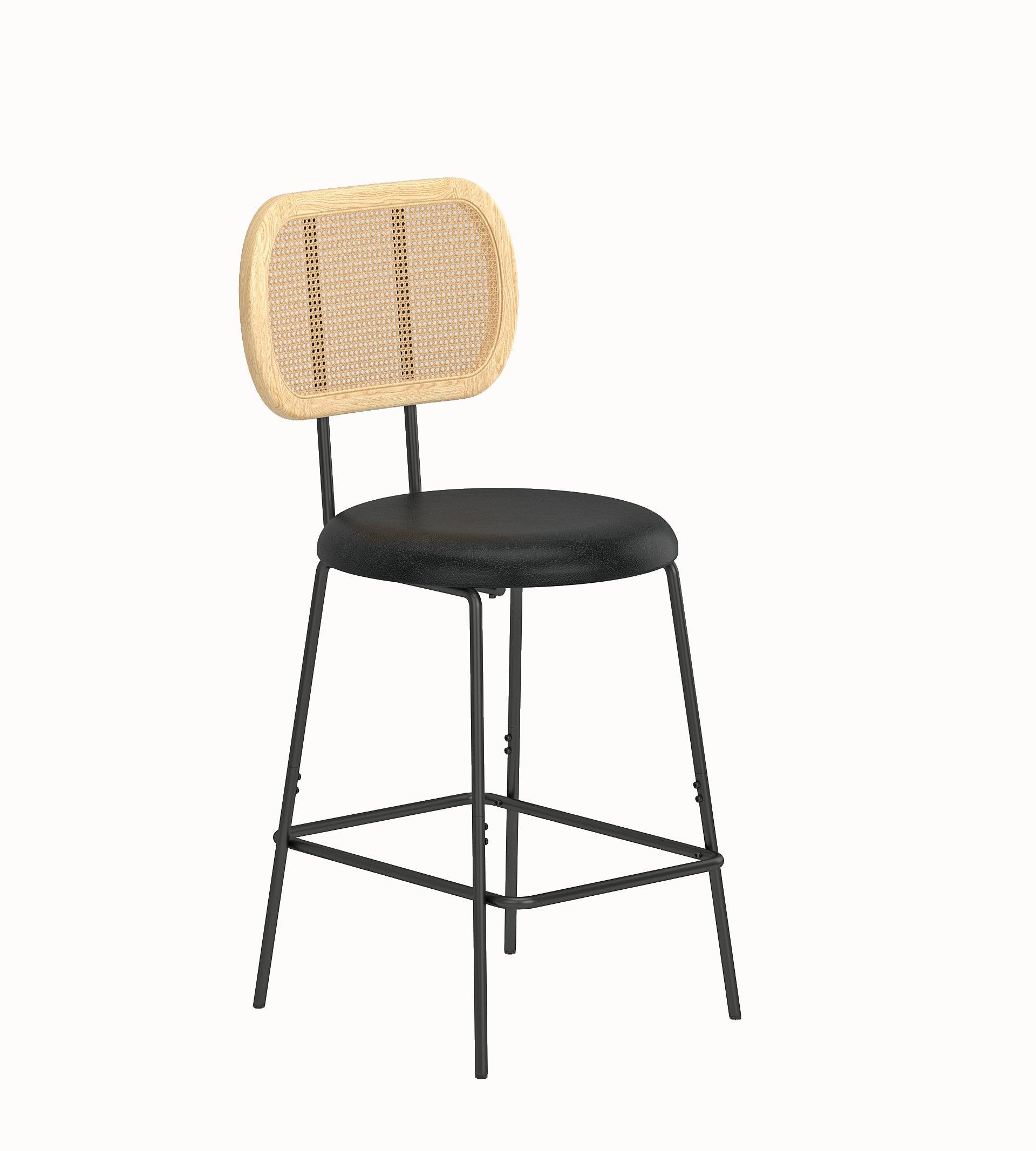 2-Piece Rattan Bar Chair Set LamCham