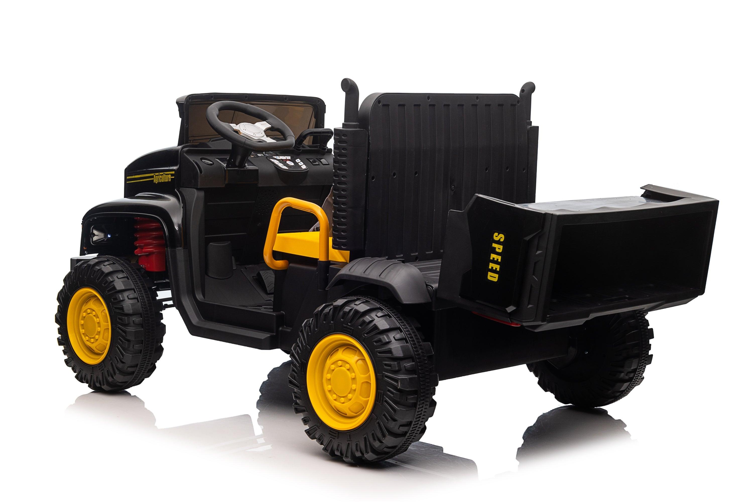 24V Double Drive Children Ride On Car, Two Seats, USB, MP3, Bluetooth, Light Control Button, Music, Power Display, R/C, Trunk LamCham