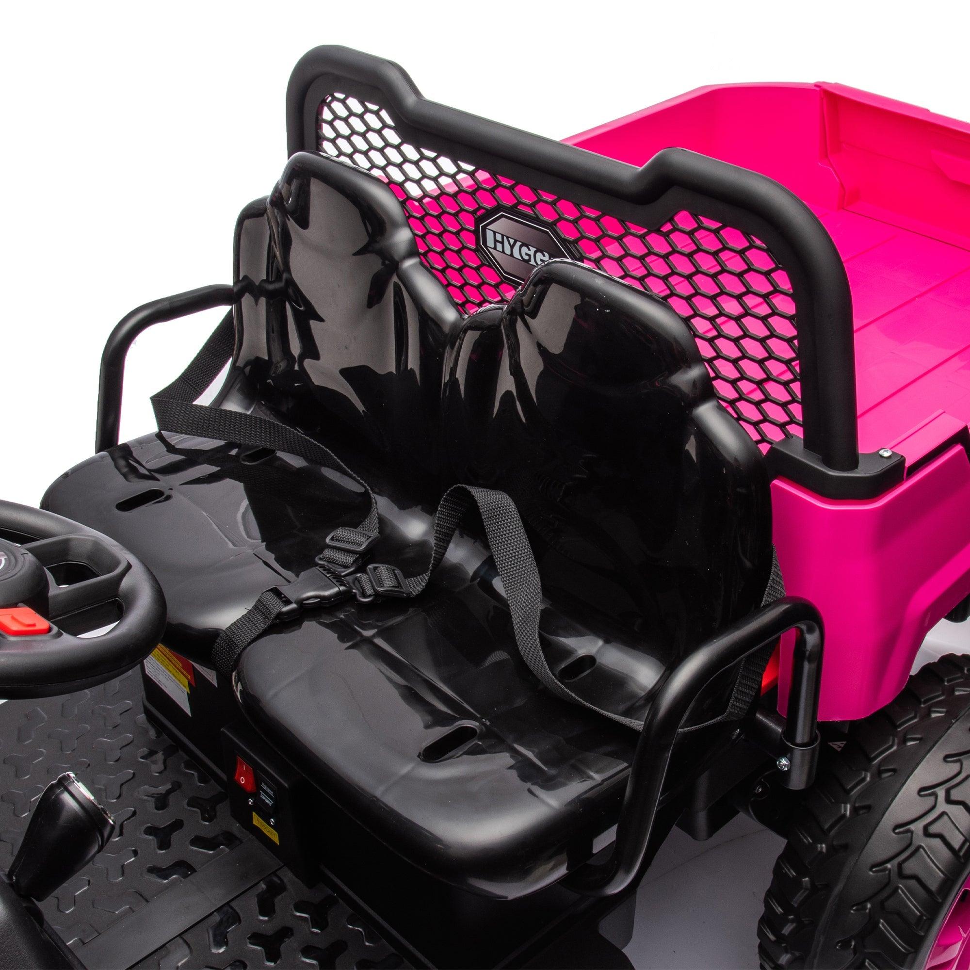 24V Kids 2-Seater UTV-XXL Ride On Truck With Dump Bed, 6 Wheels, Foam Tires, Suitable For Off-Roading, Remote Control LamCham