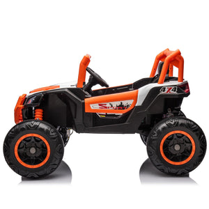 24V Ride On XXL UTV Car For Kids, 2 Seater, Safety Belts, 4X4 Ride On Off-Road Truck, Parent Remote Control, High Low Speed LamCham