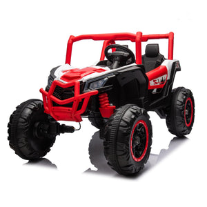 24V Ride On XXL UTV Car For Kids, 2 Seater, Safety Belts, 4X4 Ride On Off-Road Truck, Parent Remote Control, High Low Speed LamCham