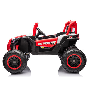24V Ride On XXL UTV Car For Kids, 2 Seater, Safety Belts, 4X4 Ride On Off-Road Truck, Parent Remote Control, High Low Speed LamCham