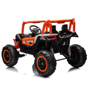 24V Ride On XXL UTV Car For Kids, 2 Seater, Safety Belts, 4X4 Ride On Off-Road Truck, Parent Remote Control, High Low Speed LamCham