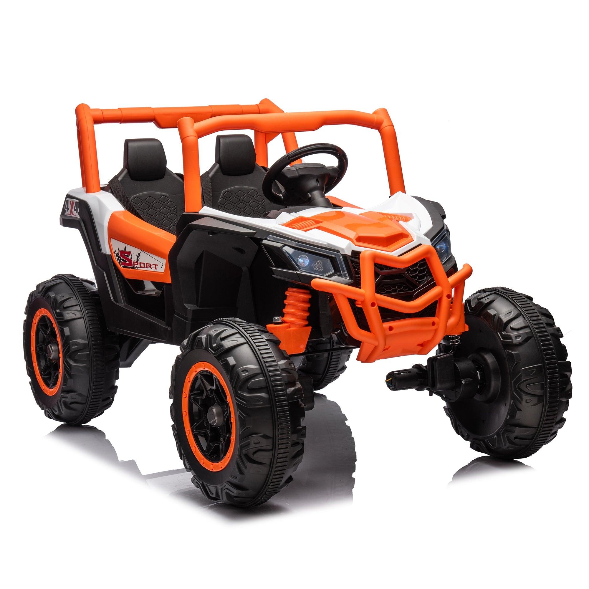 24V Ride On XXL UTV Car For Kids, 2 Seater, Safety Belts, 4X4 Ride On Off-Road Truck, Parent Remote Control, High Low Speed LamCham