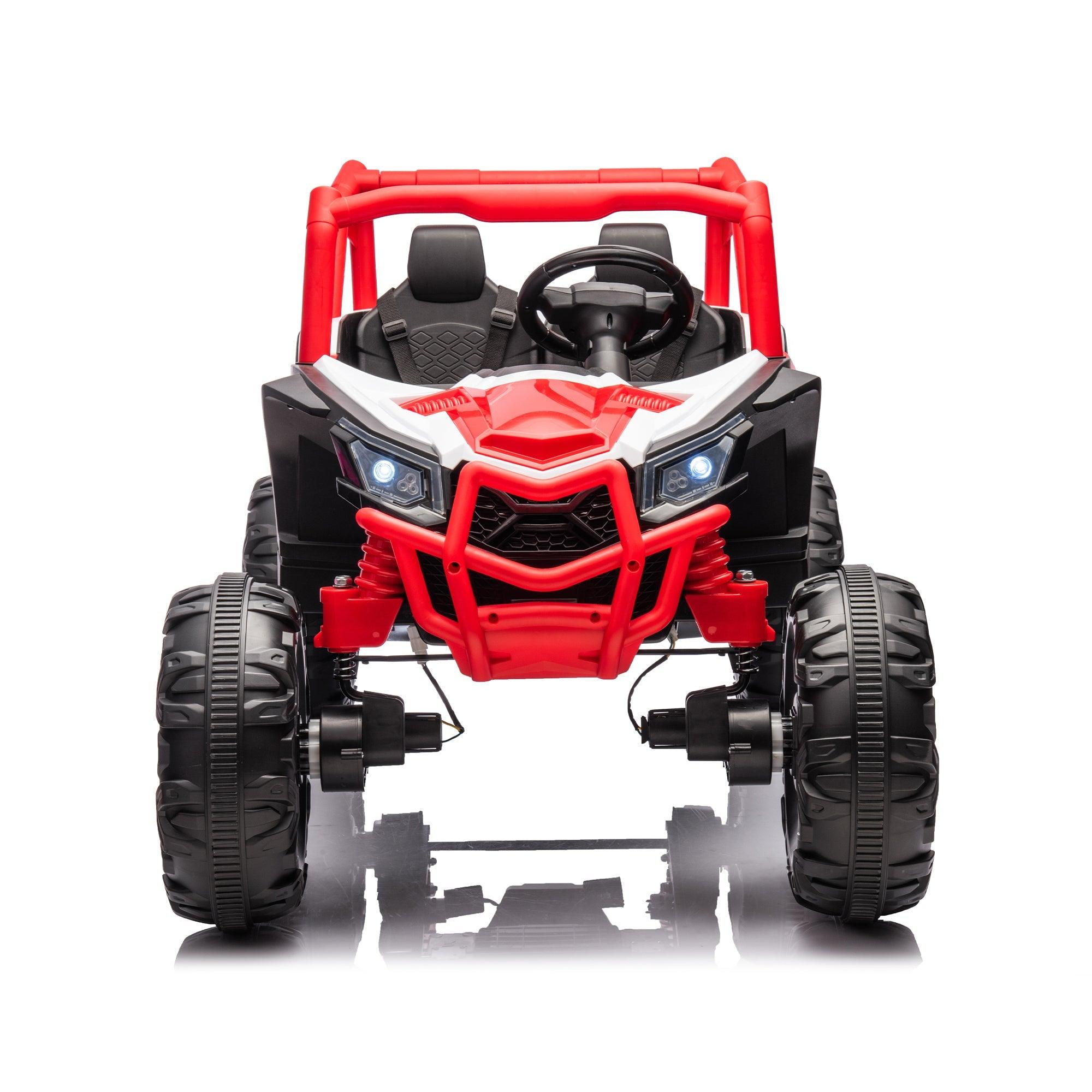 24V Ride On XXL UTV Car For Kids, 2 Seater, Safety Belts, 4X4 Ride On Off-Road Truck, Parent Remote Control, High Low Speed LamCham