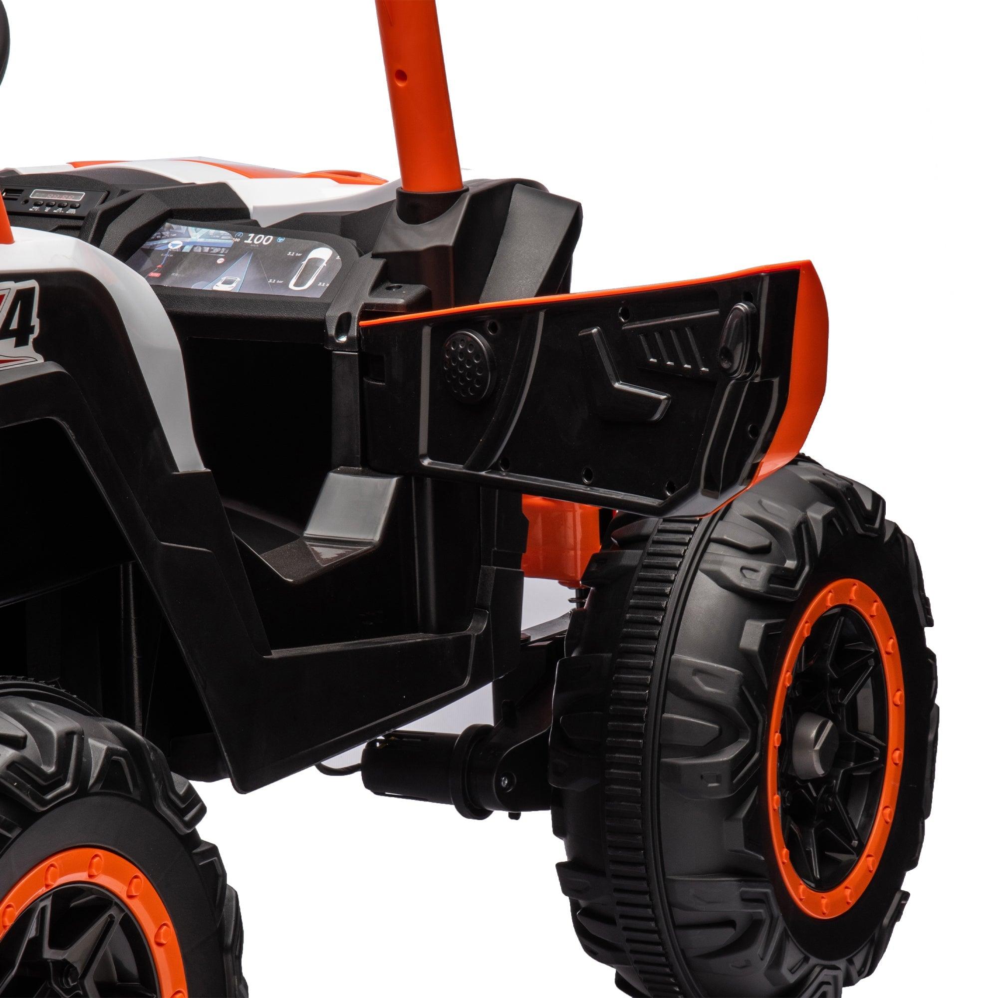 24V Ride On XXL UTV Car For Kids, 2 Seater, Safety Belts, 4X4 Ride On Off-Road Truck, Parent Remote Control, High Low Speed LamCham