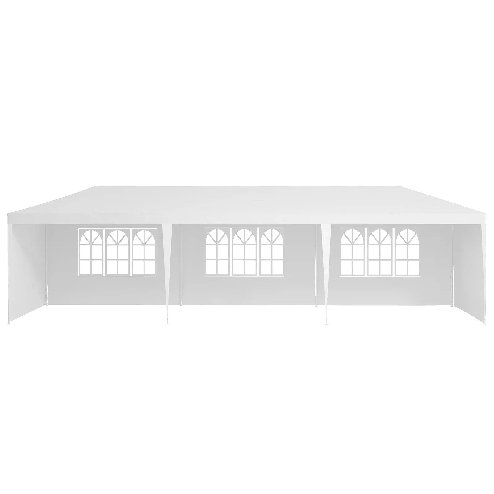 10x30' Outdoor Garden Gazebo Wedding Party Tent Canopy Marquee With 5 Removable  Sidewalls