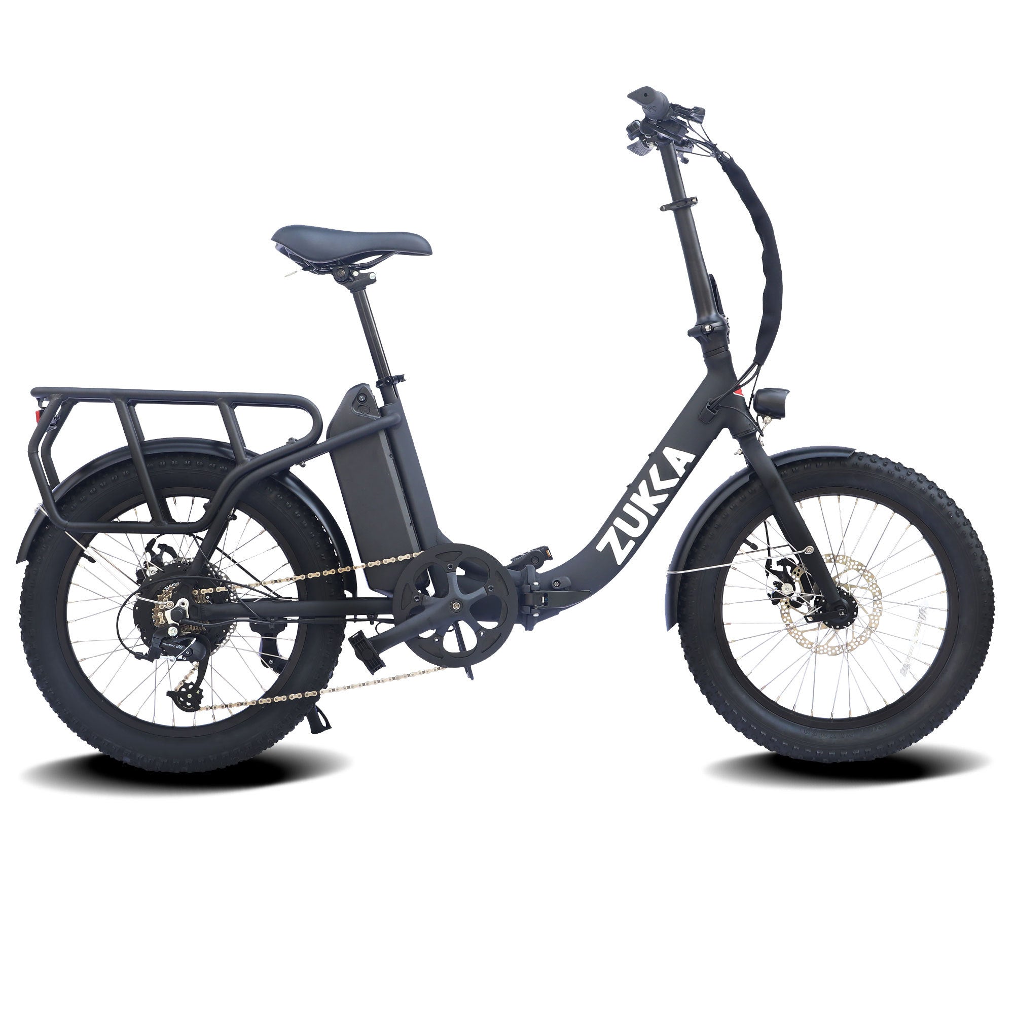 Electric Bike for Adults, 500W Motor 25Mph Max Speed, 48V 10Ah Removable Battery, 20" Fat Tire Foldable Electric Bike  and 7-Speed Electric Bicycles