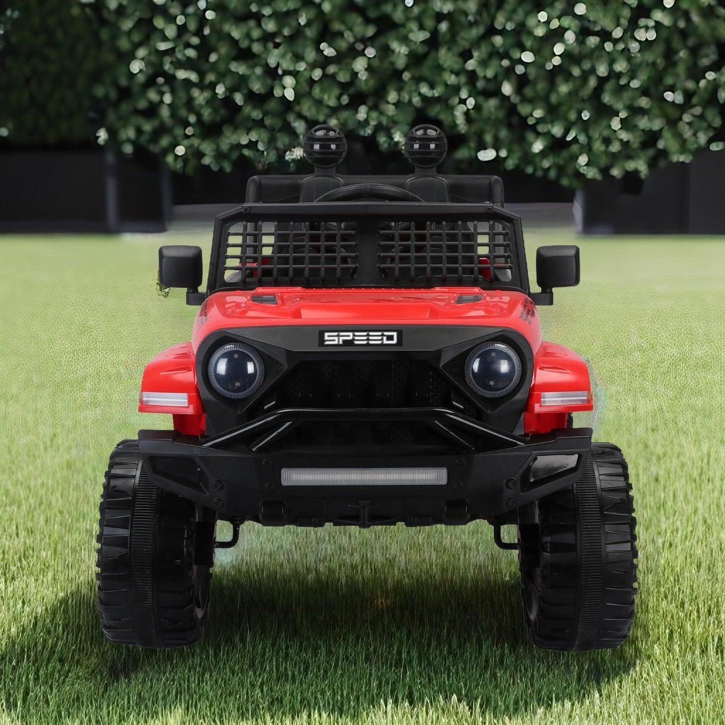 🆓🚛 Ride On Truck Car for Kid, 12V7A Kids Ride On Truck 2.4G W/Parents Remote Control, Electric Car for Kids, Three Speed Adjustable, Power Display, Usb, Mp3, Bluetooth, Led Light, Three-Point Safety Belt