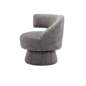 360 Degree Swivel Cuddle Barrel Accent  Chairs, Round Armchairs with Wide Upholstered, Fluffy  Fabric Chair for Living Room, Bedroom, Office, Waiting Rooms LamCham