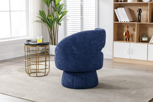 360 Degree Swivel Cuddle Barrel Accent  Chairs, Round Armchairs with Wide Upholstered, Fluffy  Fabric Chair for Living Room, Bedroom, Office, Waiting Rooms LamCham