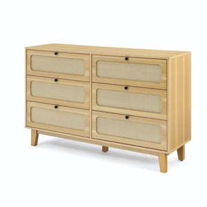 Drawer bedroom dresser, wooden antique dresser, TV cabinet bedroom living room corridor storage dresser, storage box drawer cabinet, six-drawer cabinet