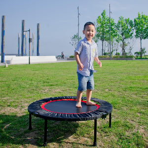 40 Inch Mini Exercise Trampoline For Adults Or Kids - Indoor Fitness Rebounder Trampoline With Safety Pad | Max LamCham