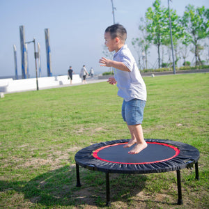 40 Inch Mini Exercise Trampoline For Adults Or Kids - Indoor Fitness Rebounder Trampoline With Safety Pad | Max LamCham