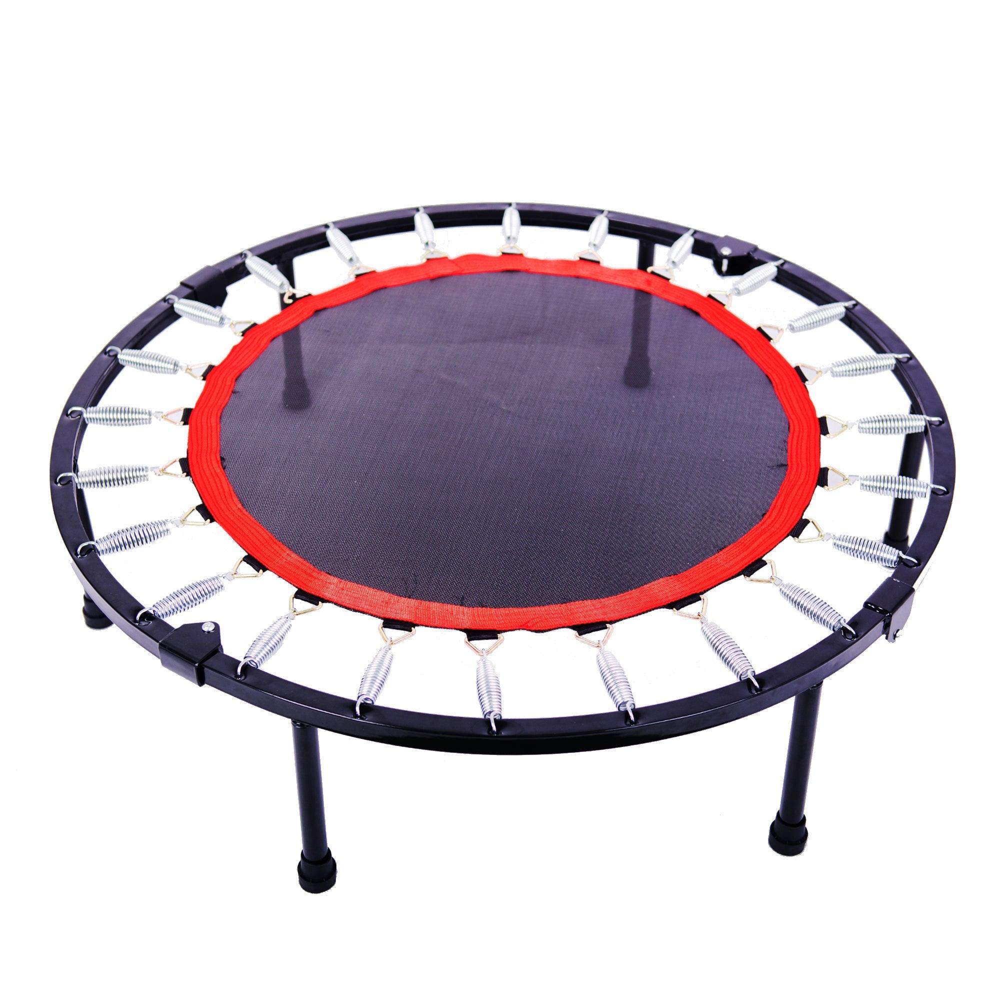 40 Inch Mini Exercise Trampoline For Adults Or Kids - Indoor Fitness Rebounder Trampoline With Safety Pad | Max LamCham