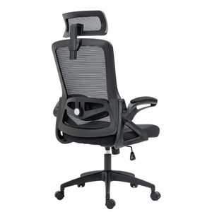 Ergonomic Office Desk Chair, Mesh High Back Computer Chair with Adjustable 3D Headrest & Lumbar Support & Flip-Up Arms Executive/Home/Study/Work Office Desk Chairs with Wheels