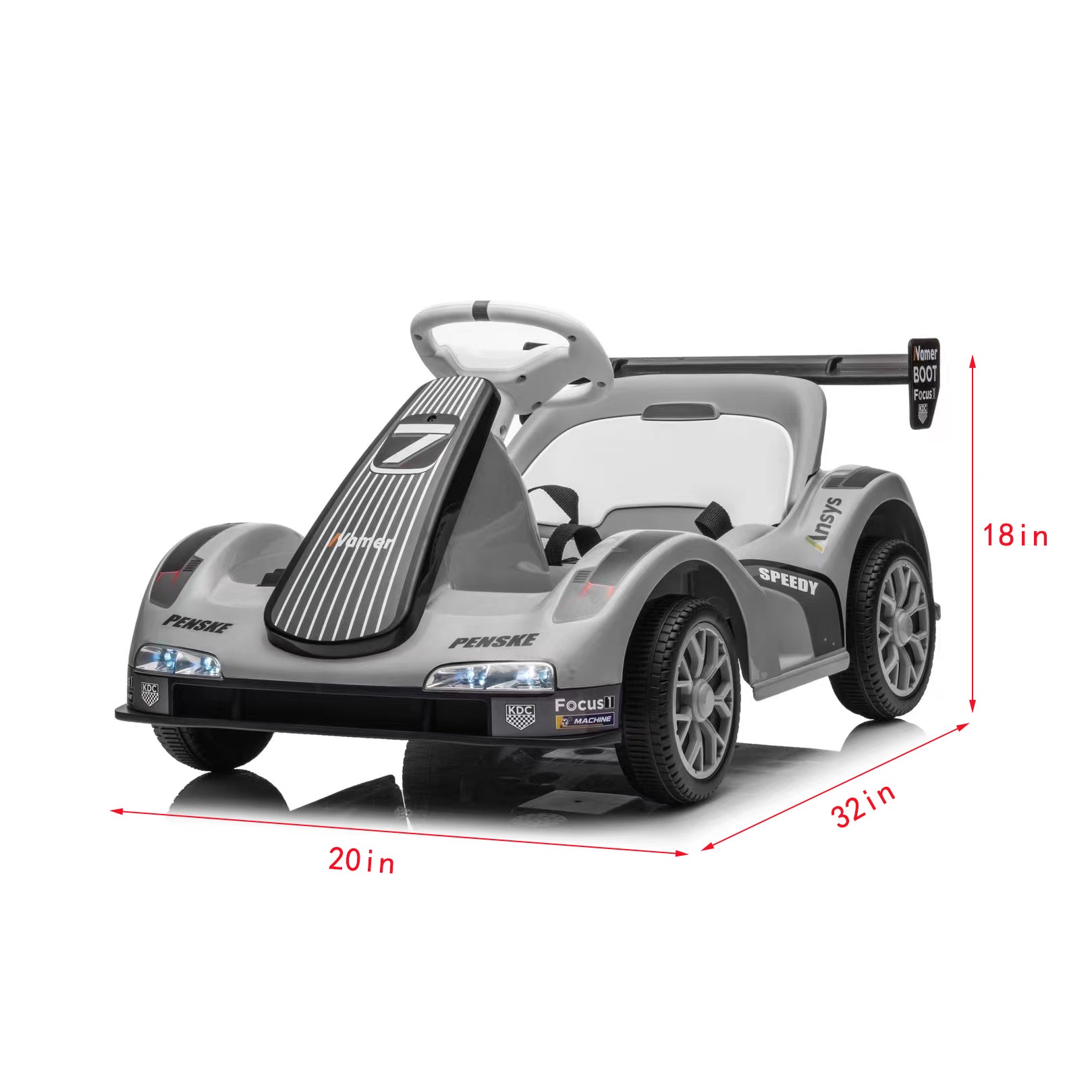 🆓🚛 Kids' Go-Kart, Ride On Car, Kids Electric Car, Tamco Riding Toys for Kids With Remote Control Amazing Gift for 3~6 Years Boys/ Girls