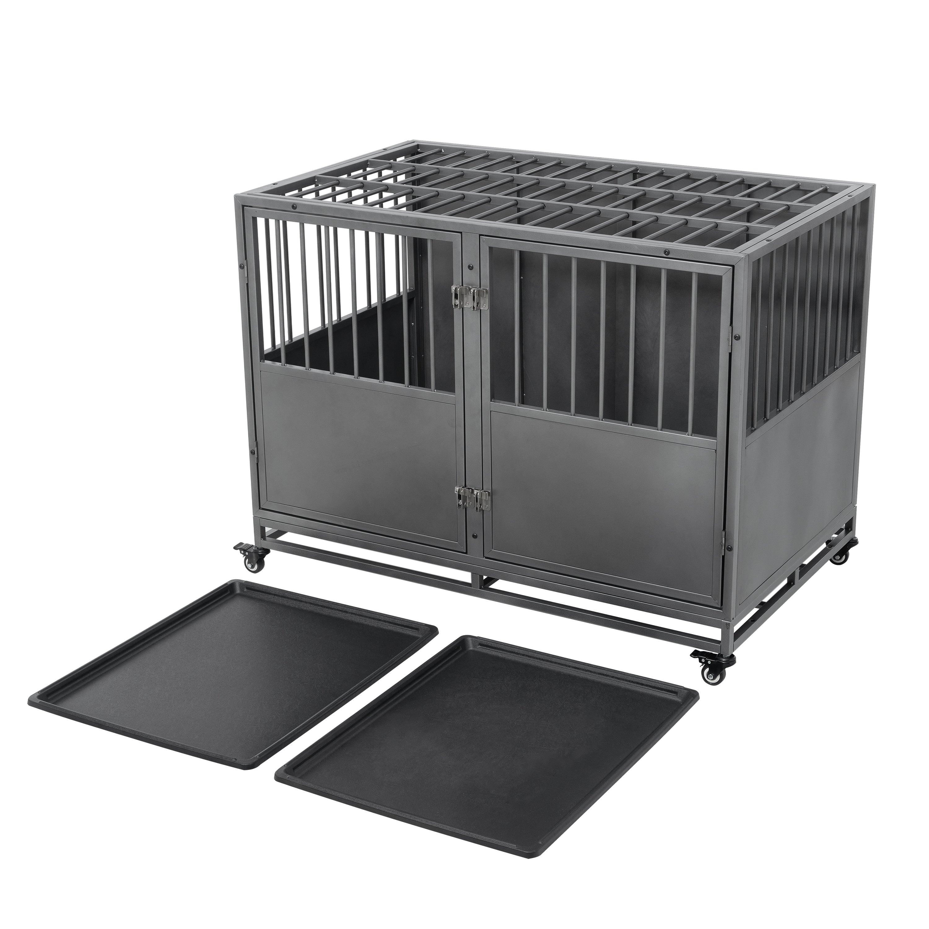 48Inch Heavy Duty Dog Crate LamCham