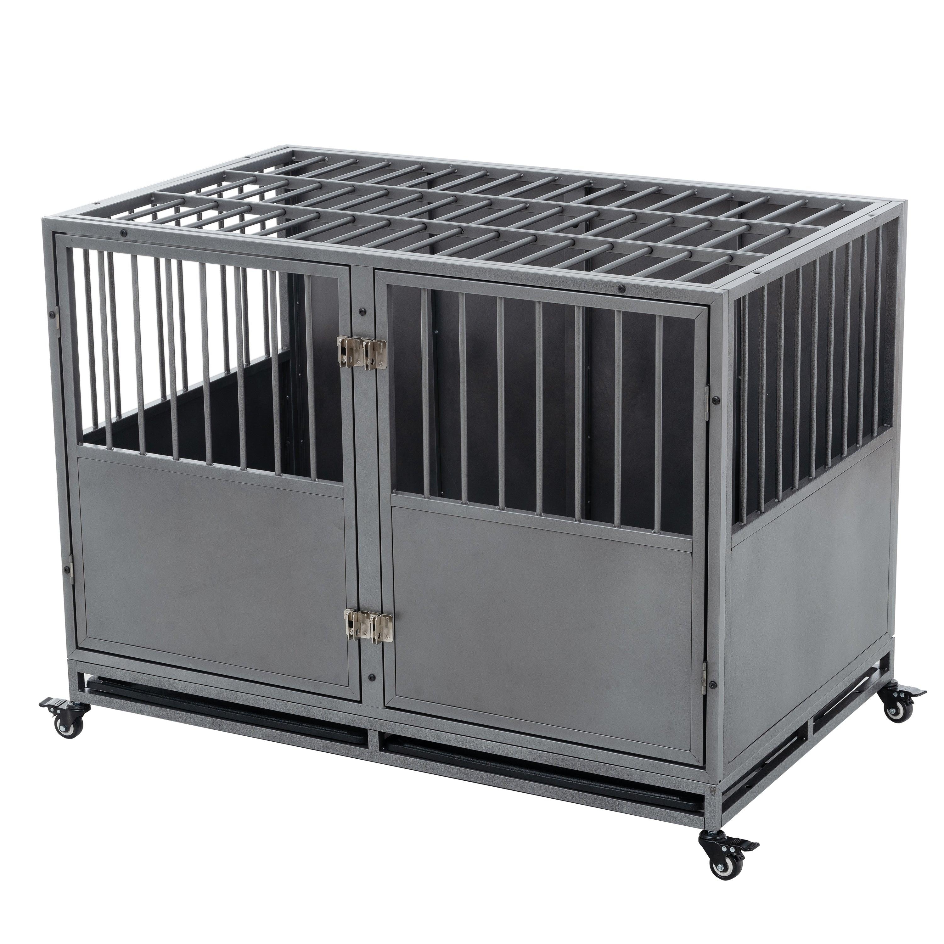 48Inch Heavy Duty Dog Crate LamCham