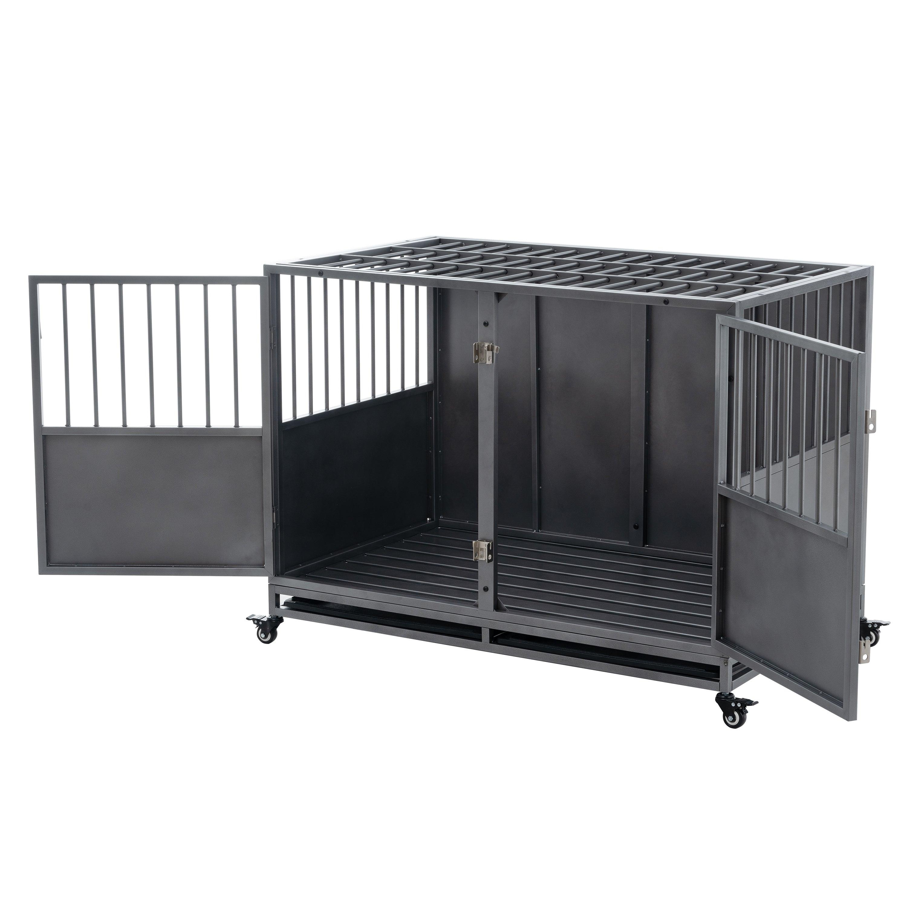 48Inch Heavy Duty Dog Crate LamCham