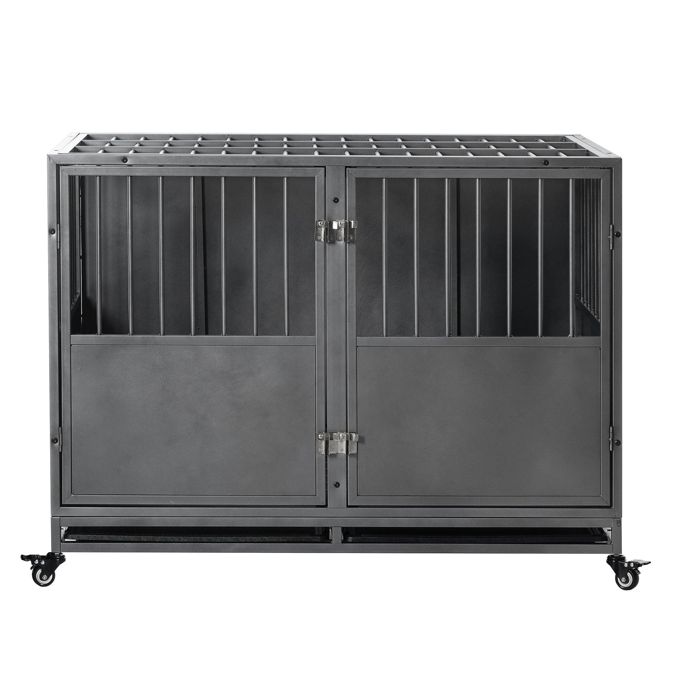 48Inch Heavy Duty Dog Crate LamCham