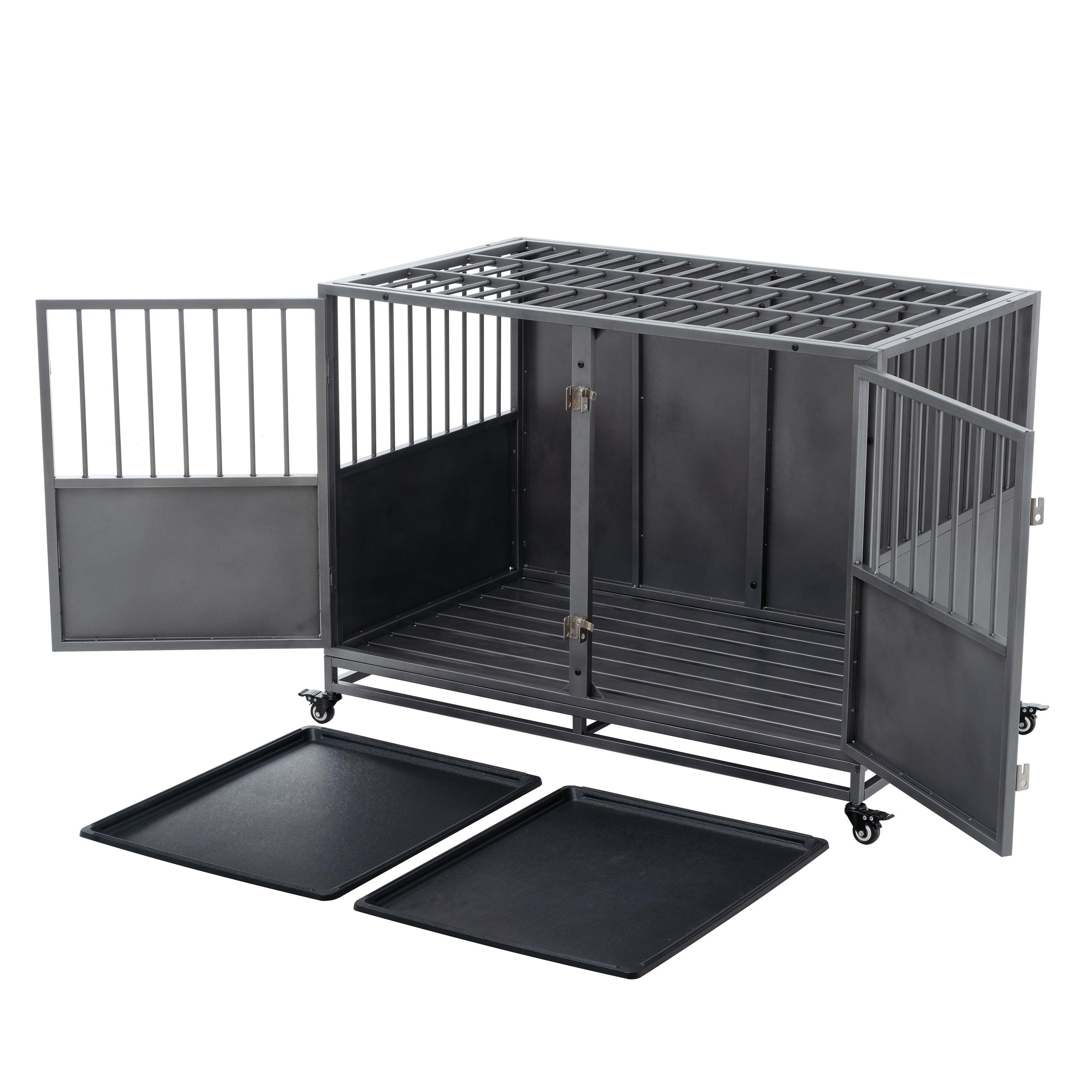 48Inch Heavy Duty Dog Crate LamCham