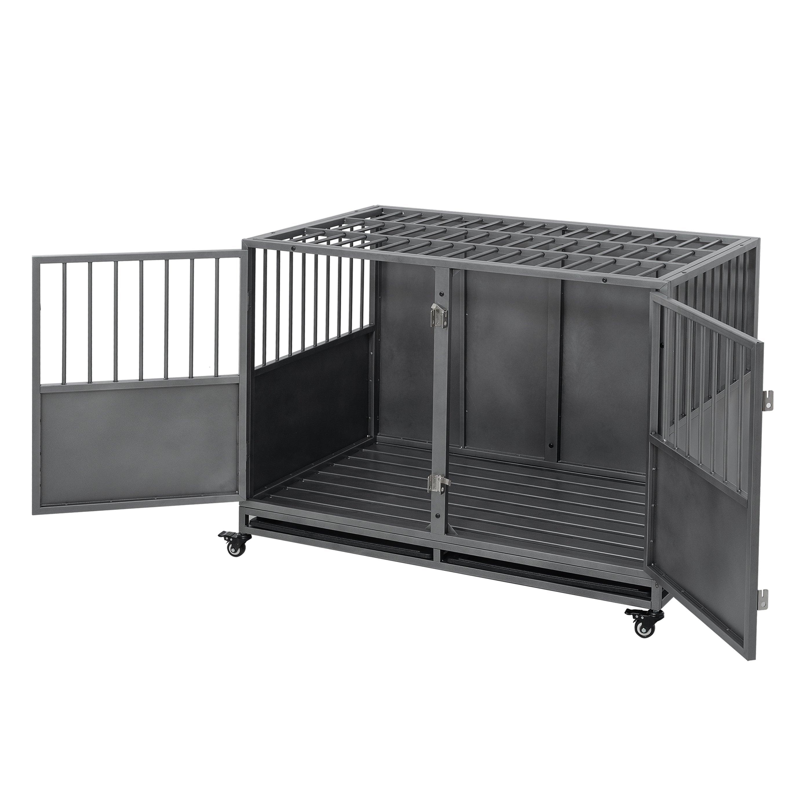 48Inch Heavy Duty Dog Crate LamCham