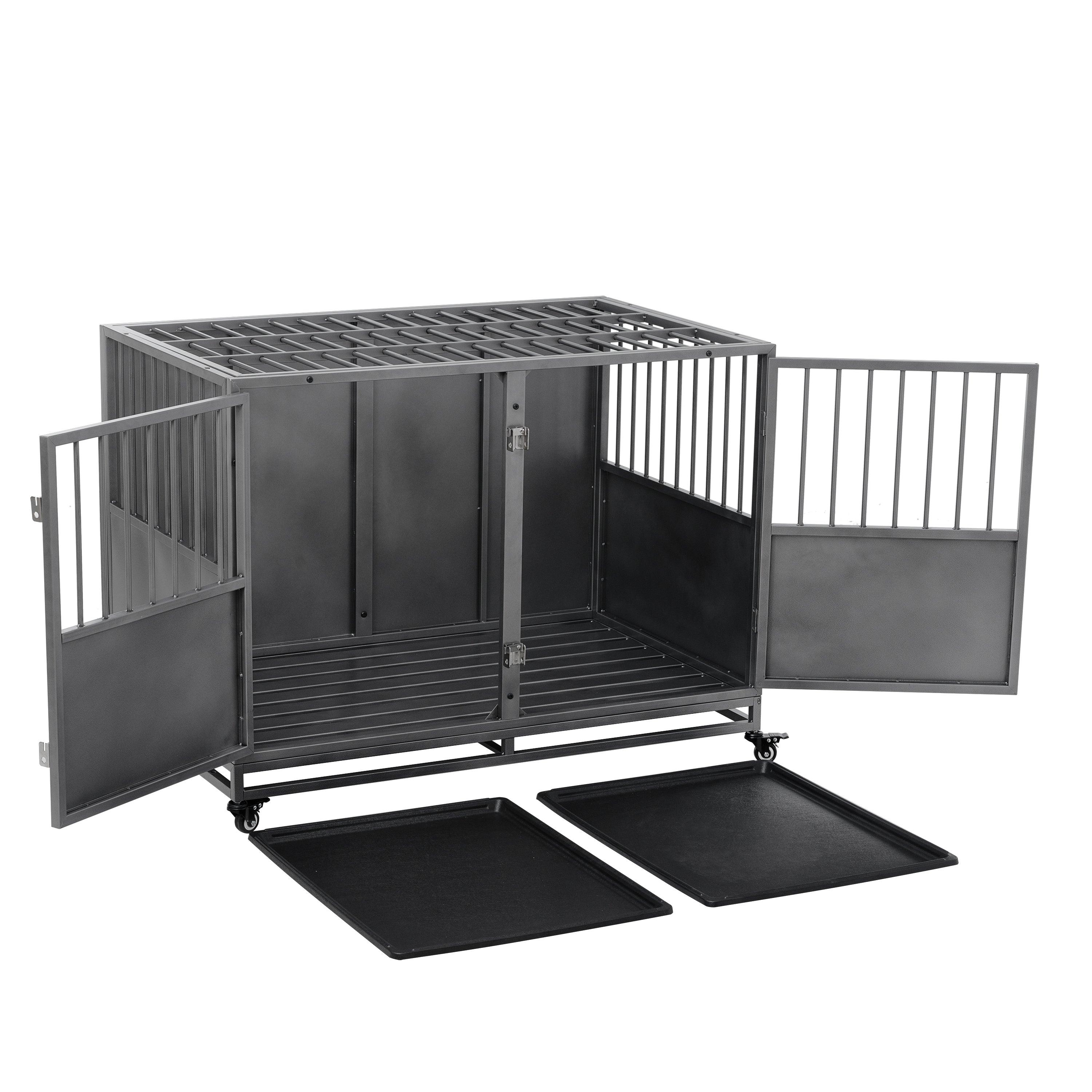 48Inch Heavy Duty Dog Crate LamCham