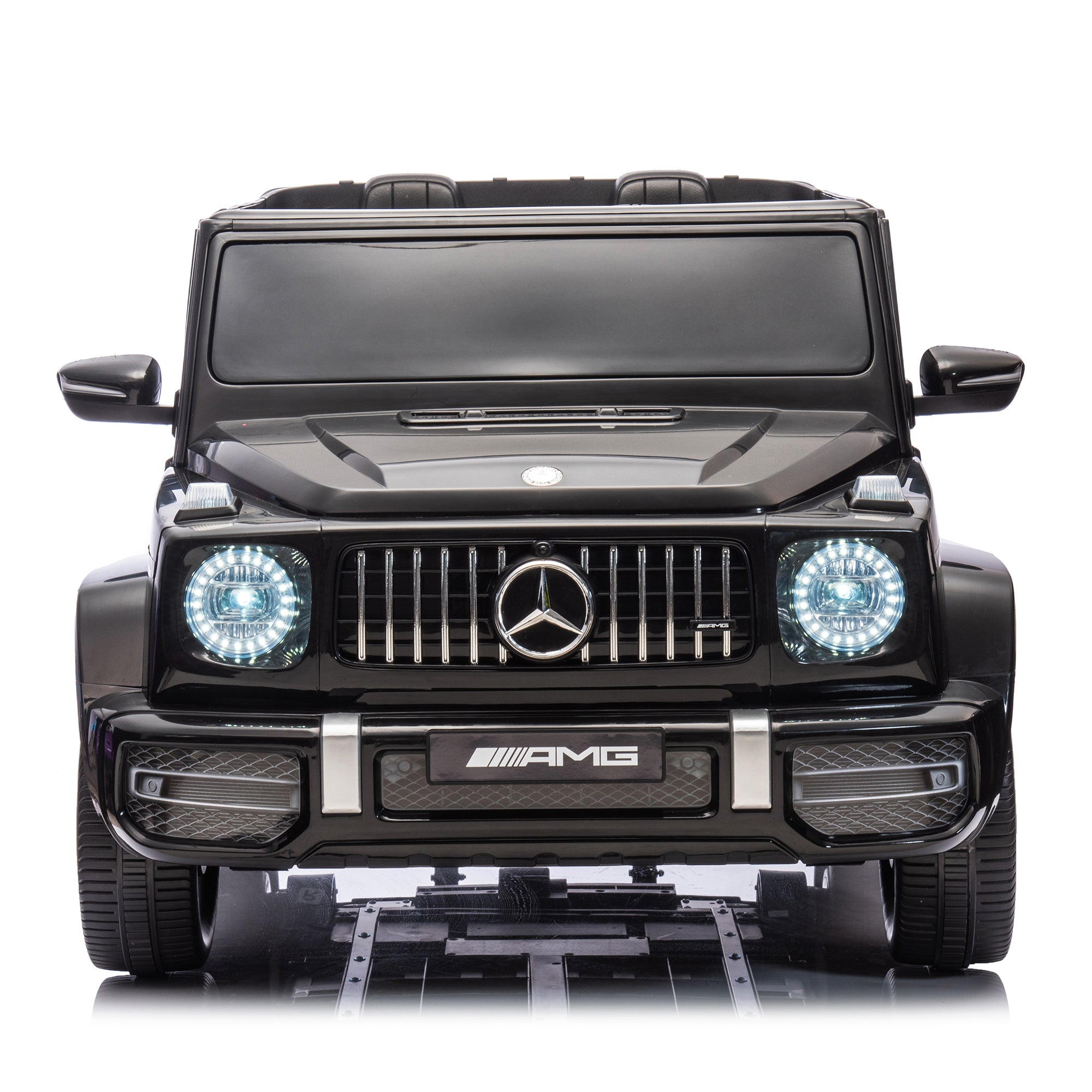 🆓🚛 24V 2-Seater Kids Ride On Car Licensed Mercedes-Benz G63 Powerful 4Wd for Kids Ages 3-8, With 7Ah Big Battery, Remote Control, Soft Braking, 4-Wheel Suspension, Led Headlight & Music, Black