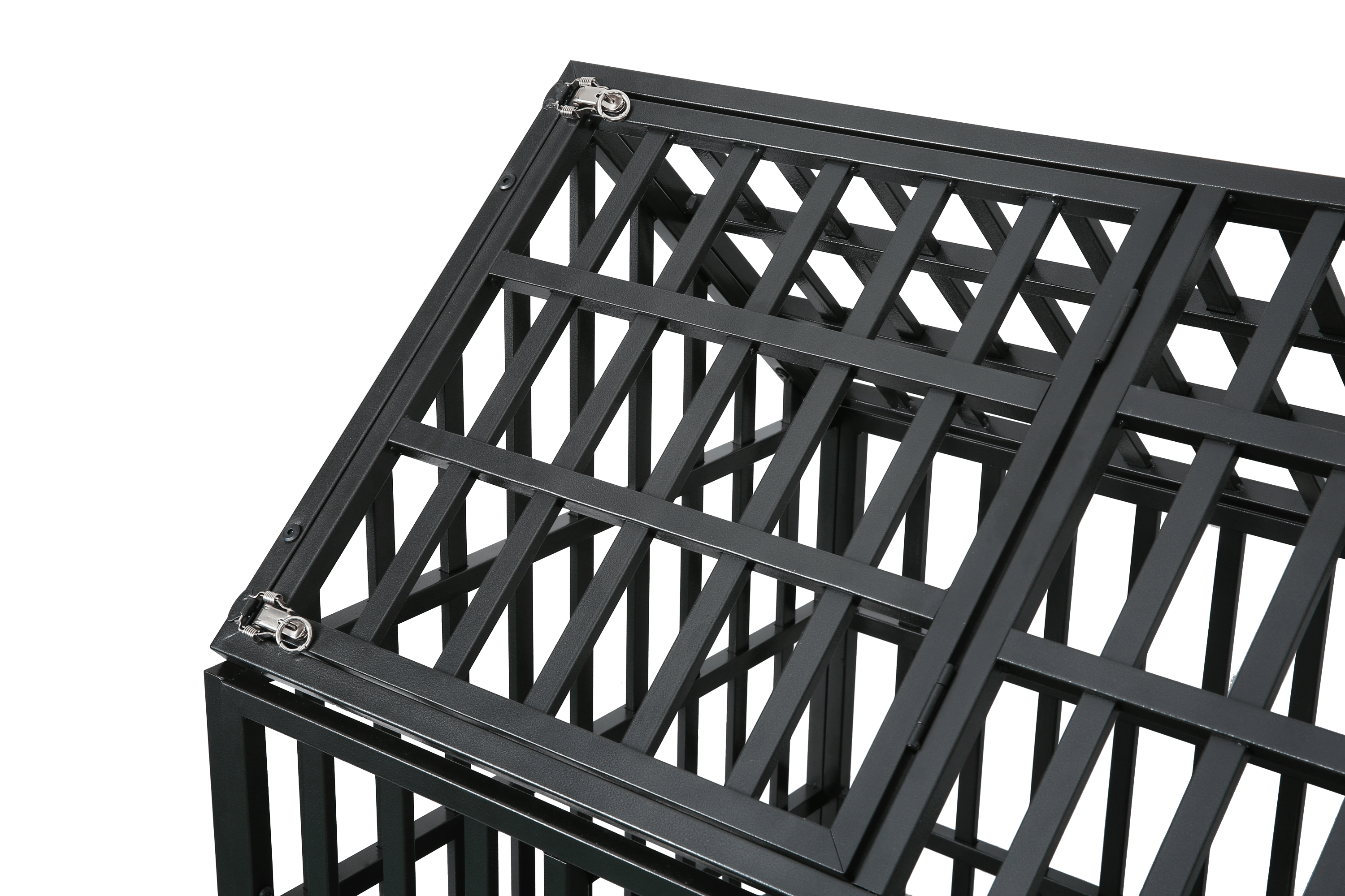 Heavy Duty Dog Cage  Pet Crate With Roof