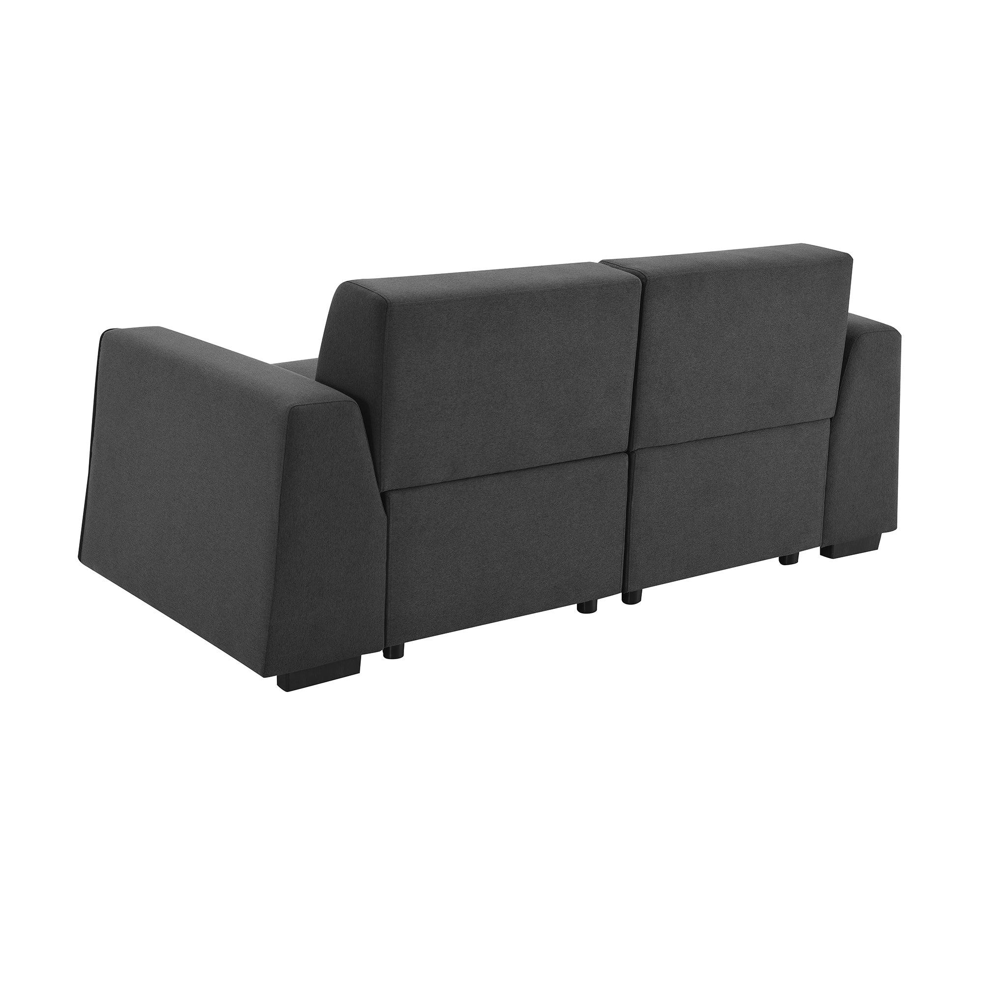 71*35.5" Modern Linen Fabric Sofa, Stylish And Minimalist 2-3 Seat Couch, Easy To Install, Exquisite Loveseat With Wide Armrests For Living Room, Bedroom, Apartment, Office, 2 Colors