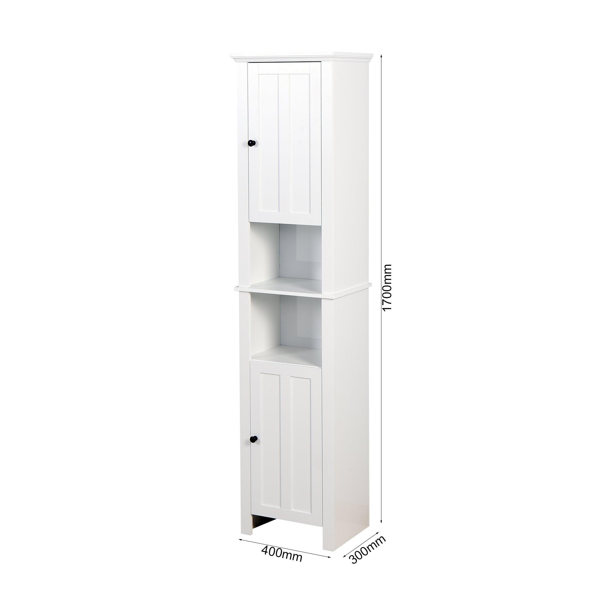 🆓🚛 Bathroom Floor Storage Cabinet With 2 Doors Living Room Wooden Cabinet With 6 Shelves 15.75 X 11.81 X 66.93 Inch