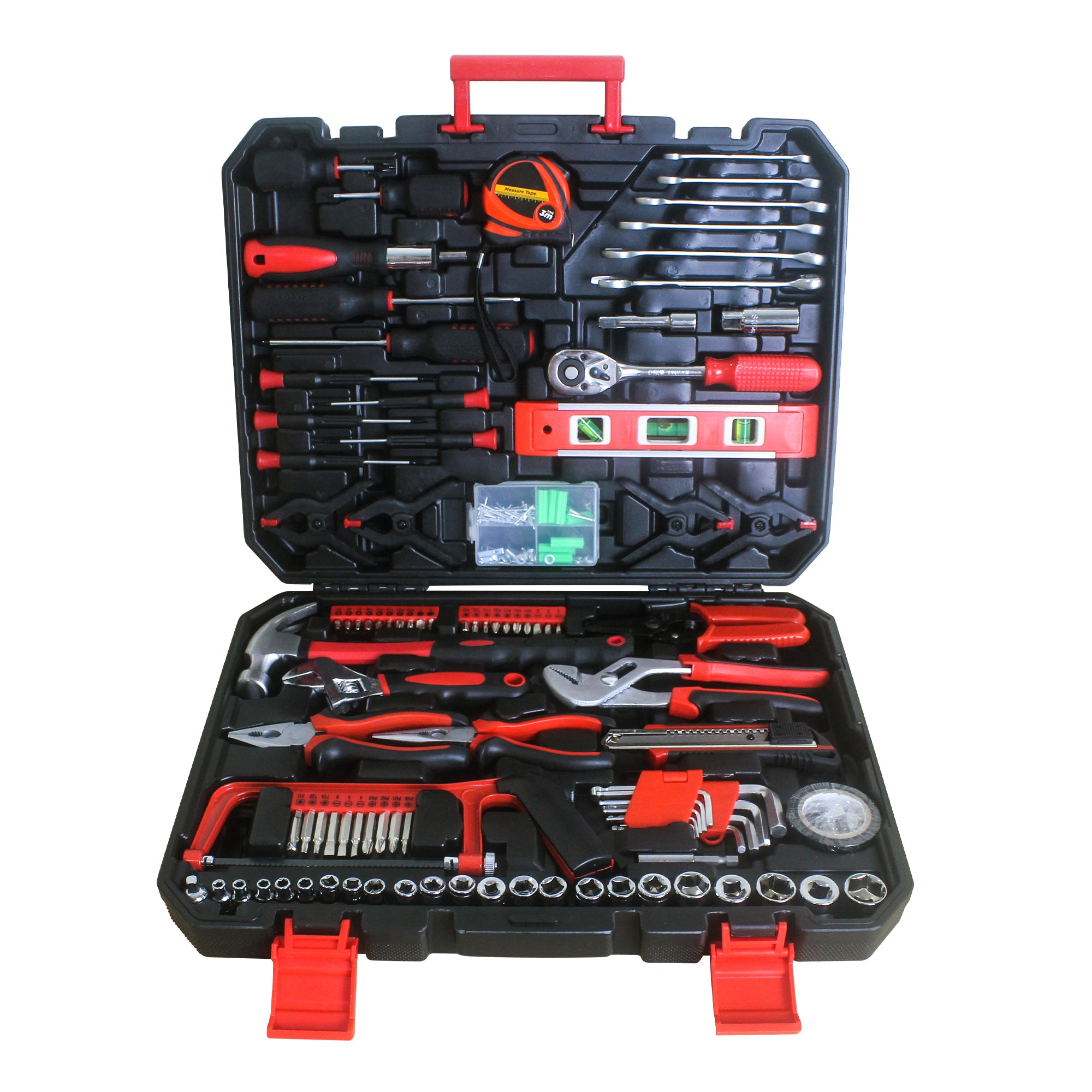 🆓🚛 Black Hand Tool Box With Toolset 238 Pcs