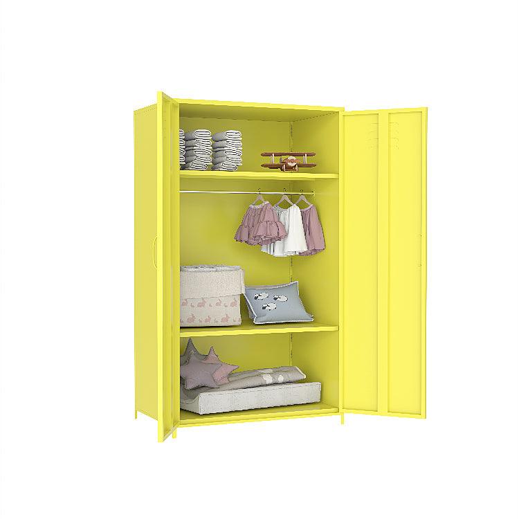 🆓🚛 Yellow Steel Storage Cabinet
