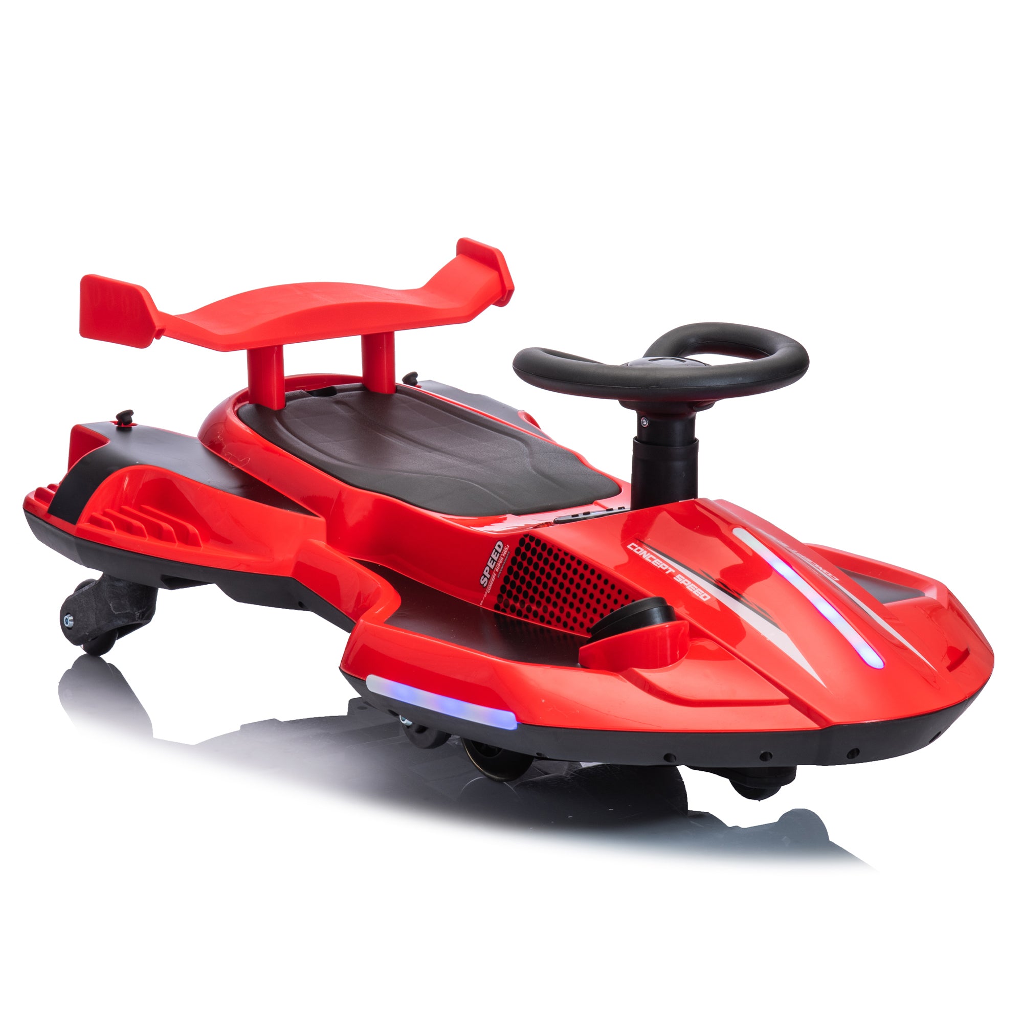 🆓🚛 12V Kids Ride On Electric Toy, 360 Degree Drift In Place, Spray Function, Front&Side Lights Design, Usb/Mp3, Bluetooth, Music, 3.73-4.35 Mph, Easy Installation, Ultimate Cool Operation for Kids Aged 3+.