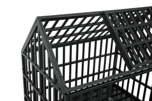 Heavy Duty Dog Cage  Pet Crate With Roof