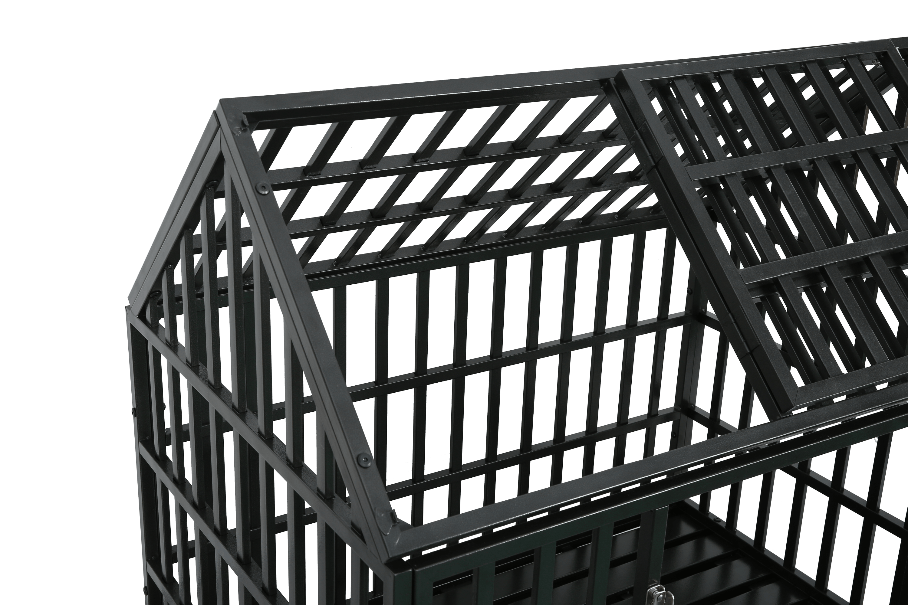 Heavy Duty Dog Cage  Pet Crate With Roof