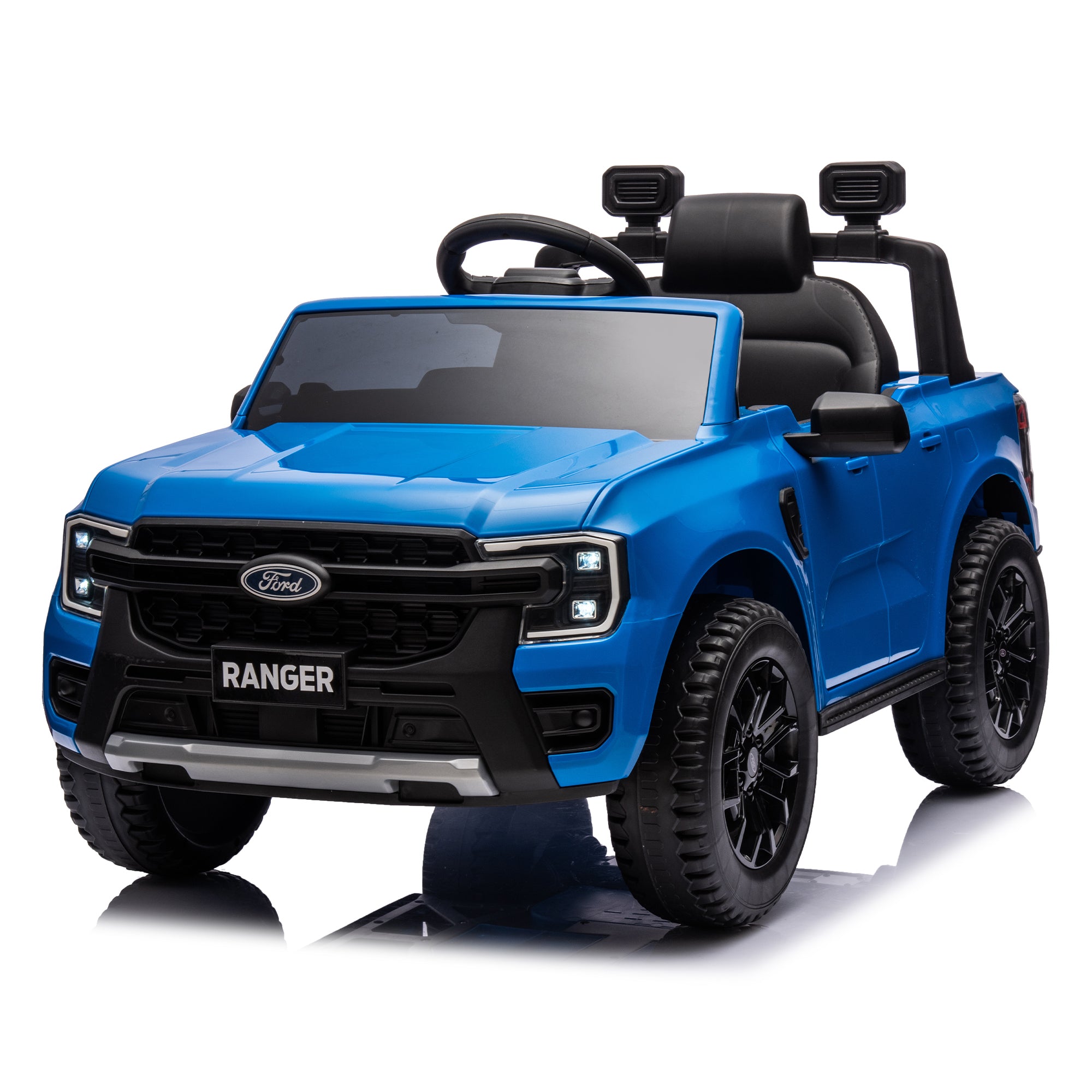 🆓🚛 12V Kids Ride On Car W/Parents Remote Control, Licensed Ford Ranger, 2Wd, Rear Wheel Suspension, Low Start, Headlight, Horn, Mp3, Bluetooth, Adjustable Speed, Speed 1.86-4.97 Mph for Kids Aged 3-6.