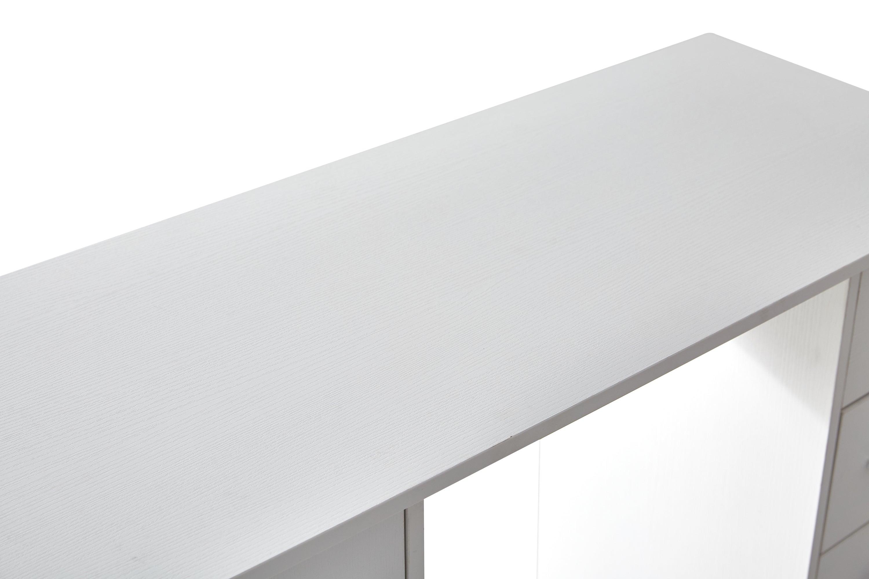 Home Office Computer Desk Table With Drawers White 41.73‘’L 17.72\'\'W 31.5\'\'H