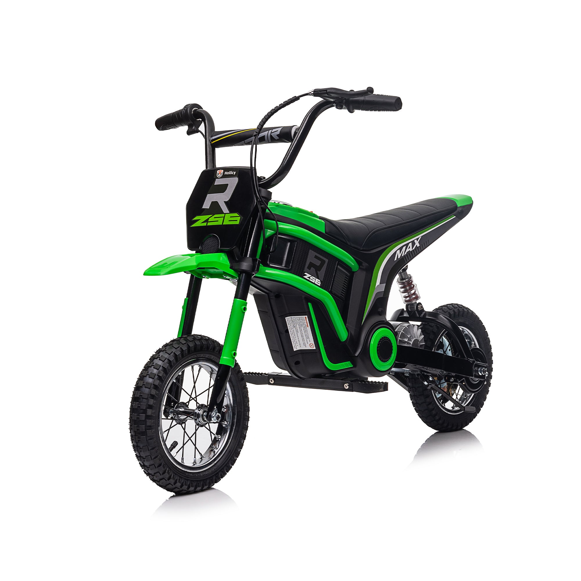 24V14Ah Kids Ride On 24V Electric Toy Motocross Motorcycle Dirt Bike-Xxl Large, Speeds Up To 14.29Mph, Dual Suspension, Hand-Operated Dual Brakes, Twist Grip Throttle, Authentic Motocross Bike Geometry