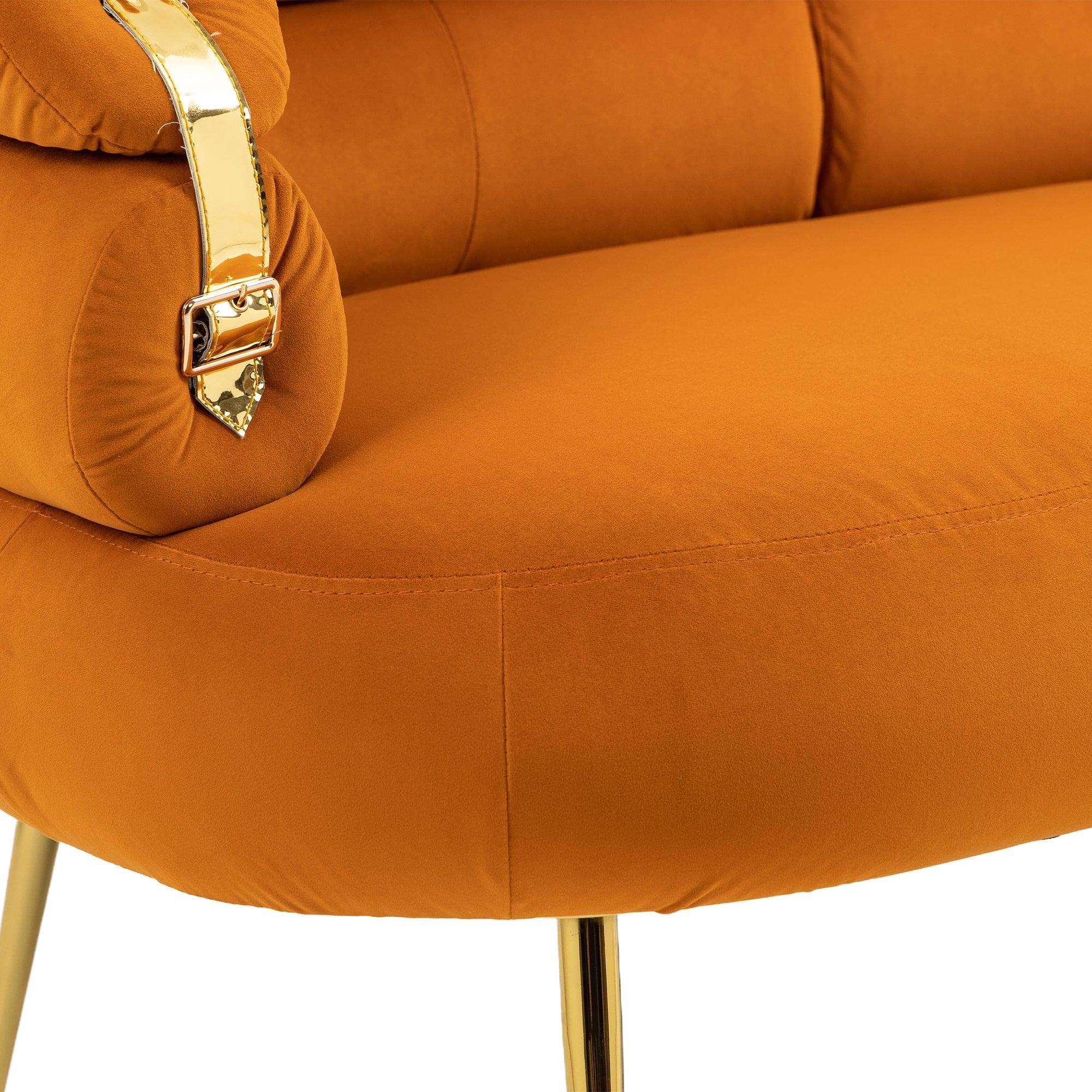 Accent Chair, leisure chair with Golden feet LamCham