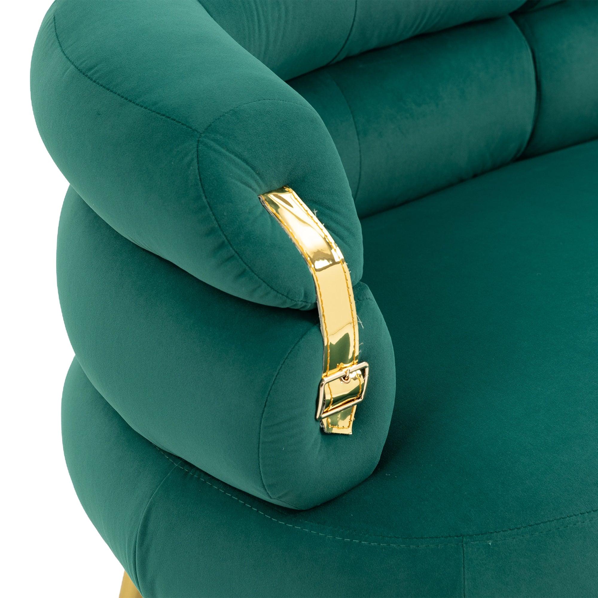 Accent Chair, leisure chair with Golden feet LamCham