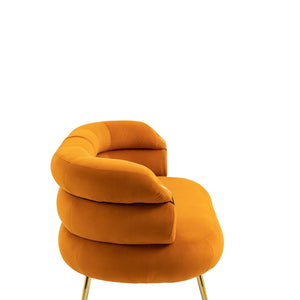 Accent Chair, leisure chair with Golden feet LamCham