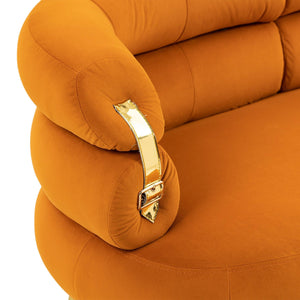 Accent Chair, leisure chair with Golden feet LamCham