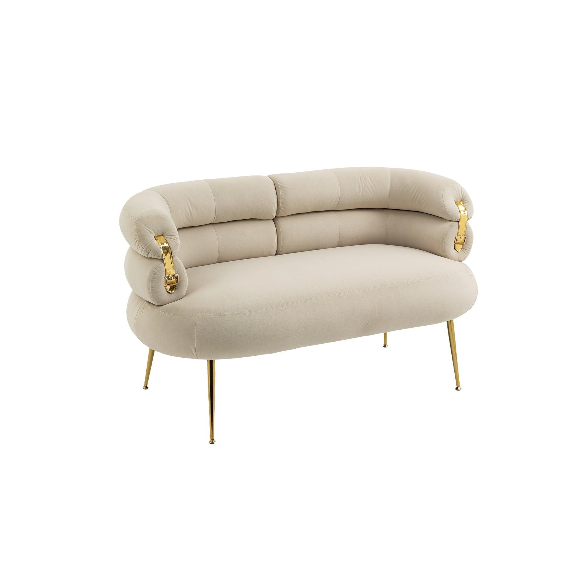 Accent Chair, leisure chair with Golden feet LamCham