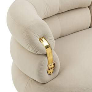 Accent Chair, leisure chair with Golden feet LamCham